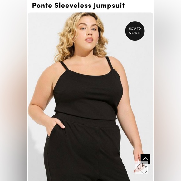 NWT Black Jumpsuit - Picture 2 of 4